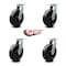 Service Caster 10 Inch Extra Heavy Duty Phenolic Wheel Swivel Top Plate Caster SCC, 4PK SCC-KP92S1030-PHR-4 - alternate 4